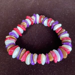 Gemstone bracelet.